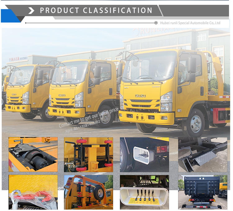 Best Sellers 6ton Wrecker Tow Recovery Truck Towing Equipment Flatbed Tow Equipment