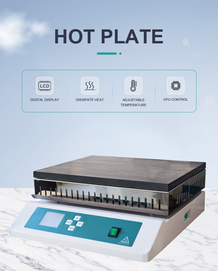 Lab Digital Hot Plate with Precision Temp. Control and Uniform Plate Temperature