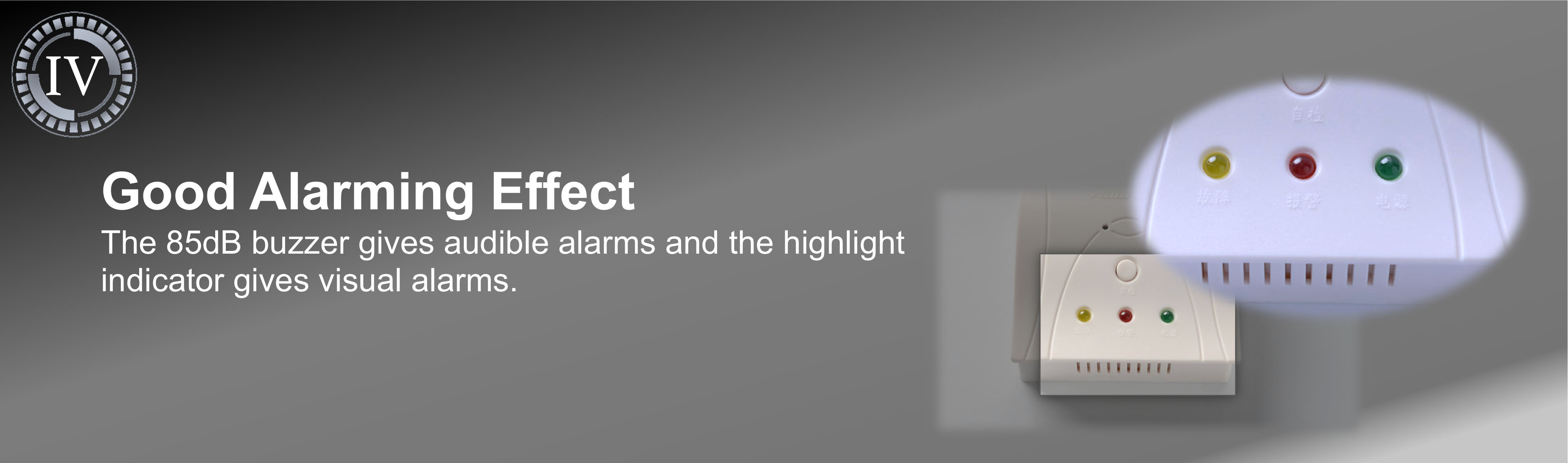 500ppm Household Gas Alarm 6%LEL LPG Residential Natural Gas Detector With Shut Off Valve