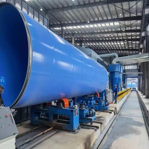 China Three-Layer PE Coating Line for High-Performance Steel Pipe Protection on sale