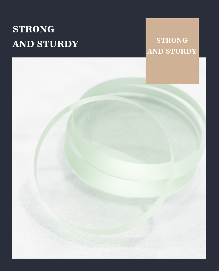 Electronic Curved Optical Components Thickened Exterior Application