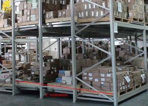  Q235 Steel Double Deep Pallet Racking , Galvanized Push Back Racking Manufactures