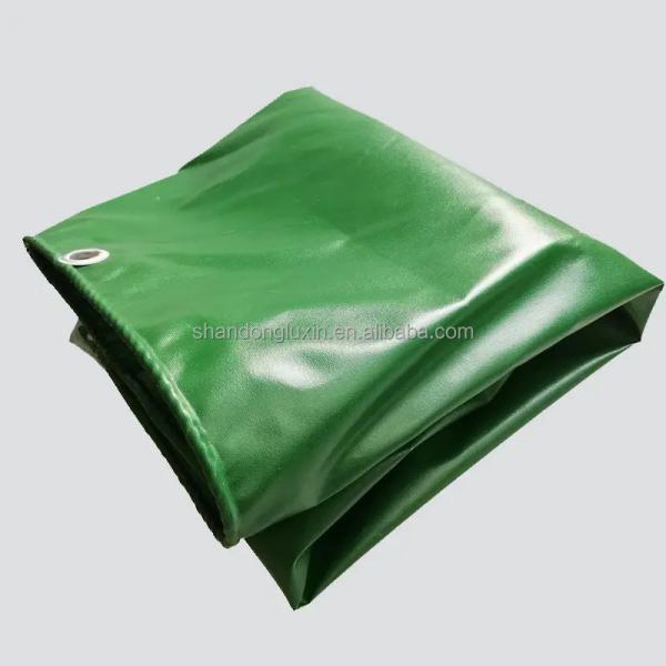 Roof Covering 650gsm Heavy Duty Waterproof Vinyl Coated PVC PE Tarpaulin