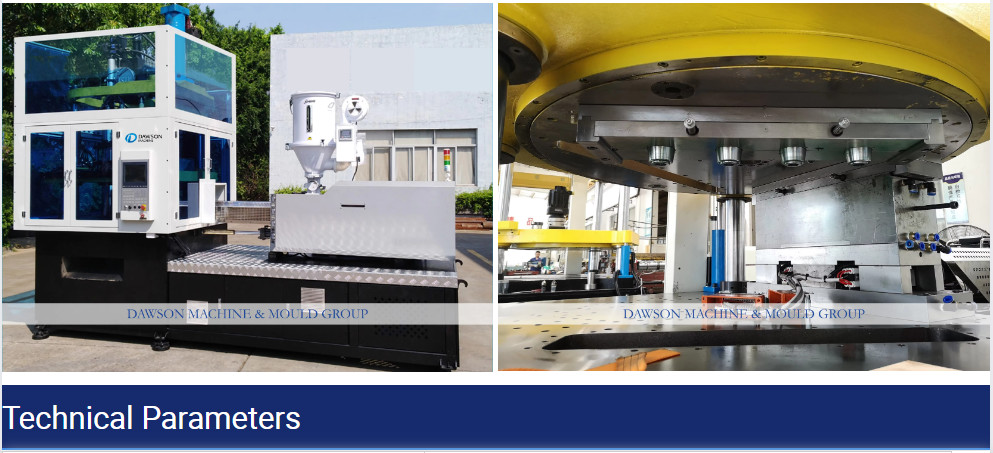 Plastic Cans Injection Stretch Blow Molding Machine / PET Bottle Making Machinery