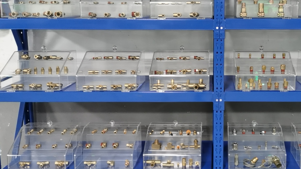 3/16" 3/8-24" Inverted Flare Male Union Forged Coupling Brass Compression Fittings For Gas