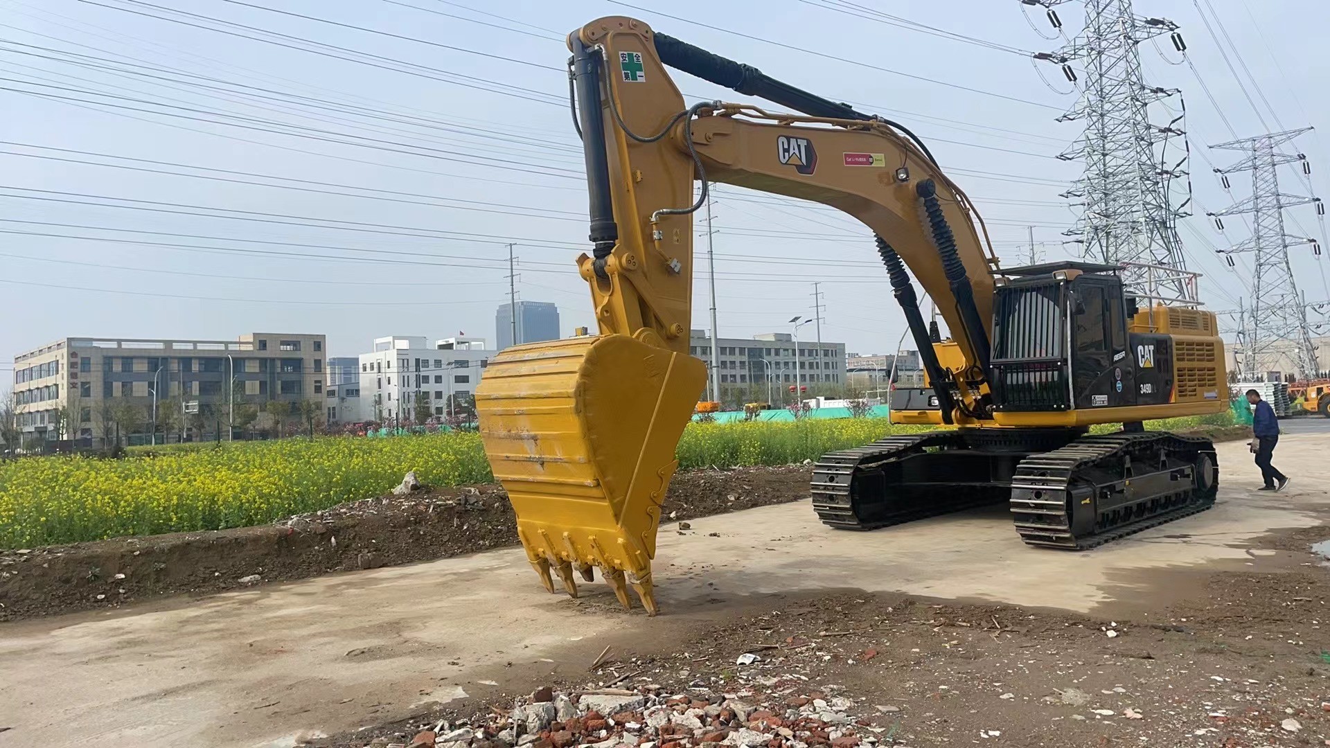 Used CAT 349D Heavy Excavators Quarrying 49Ton Caterpillar Construction Digger