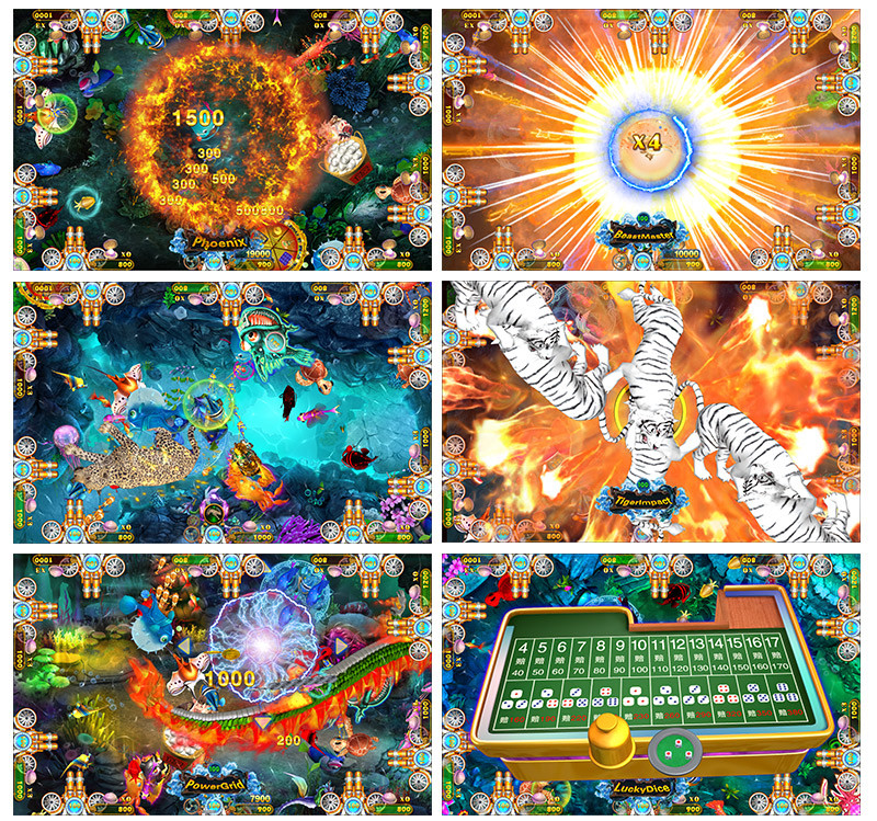 From 6 / 8 10 Players Tiger Legend Fishing Game Machine