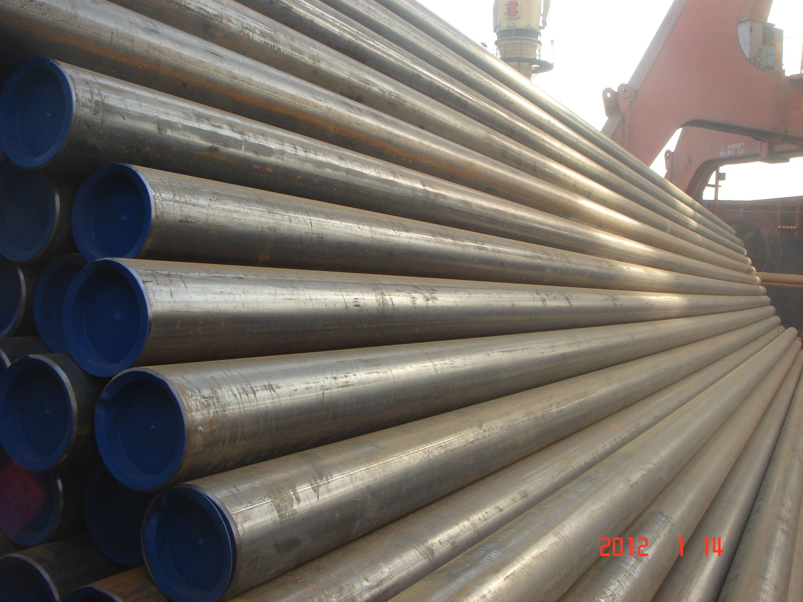 GOST EN 10204 PSL2 API 5L 22mm ERW Carbon Steel Pipe