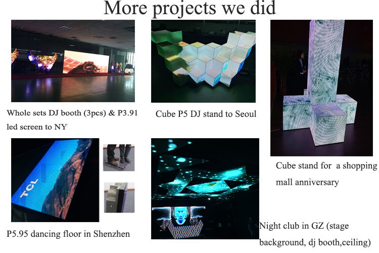 customized led night club ceiling full color lighting