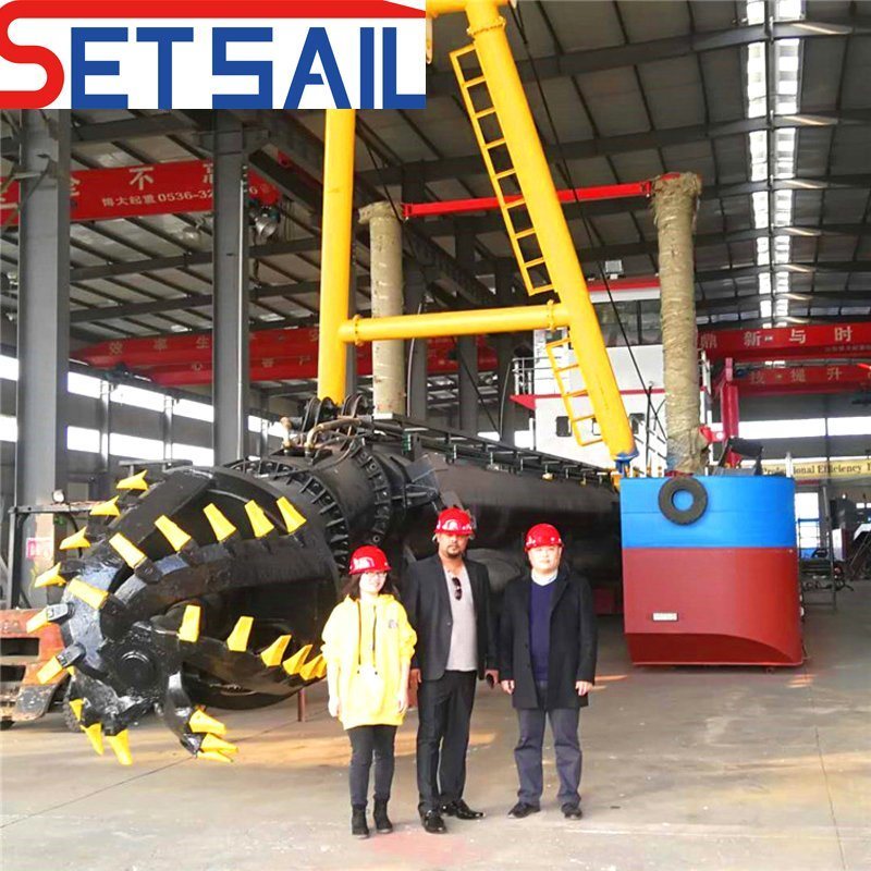 Diesel Engine Hydraulic 16inch Mud Cutter Suction Dredger