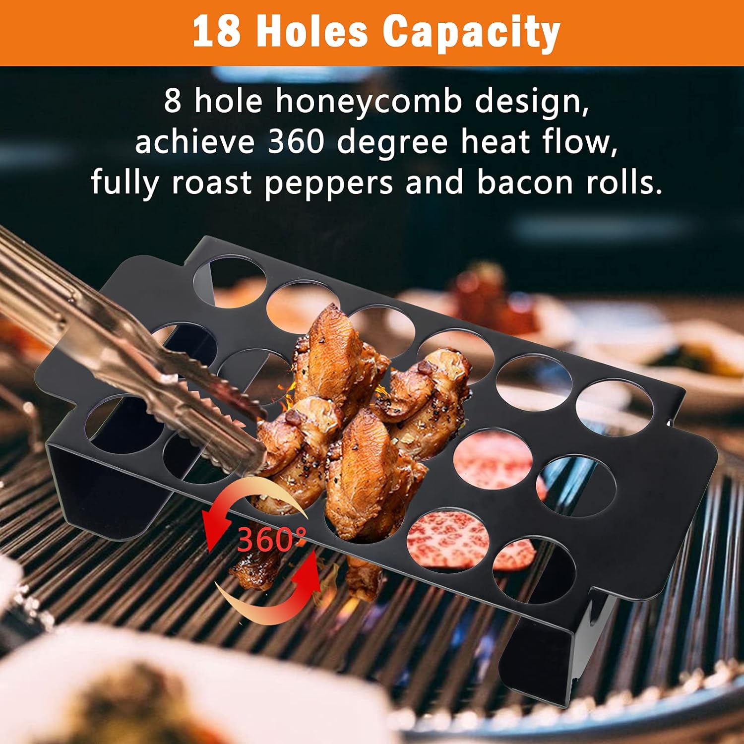 ISO9001 Rohs CE 16949 Standard Grill Rack for Chili Nonstandard Jalapeno Popper Rack