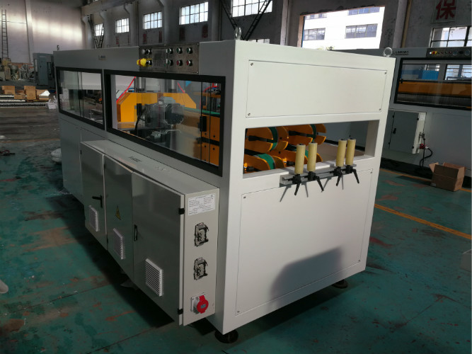 Automatic PVC Plastic Pipe Extrusion Machine Double Tube Making 16 - 50mm Pipe Diameter