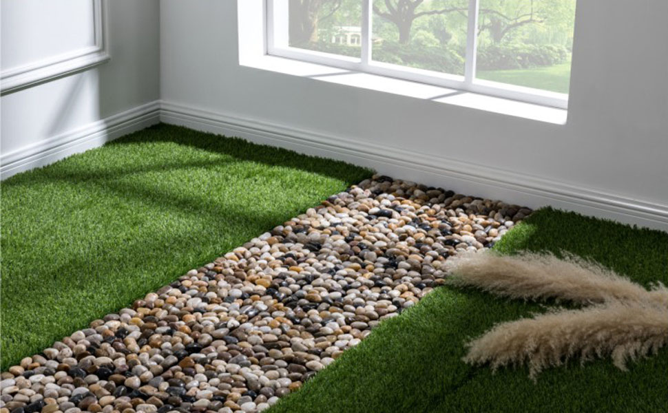 18mm 50mm Artificial Putting Green 30x30 Interlocking Grass Deck Tiles