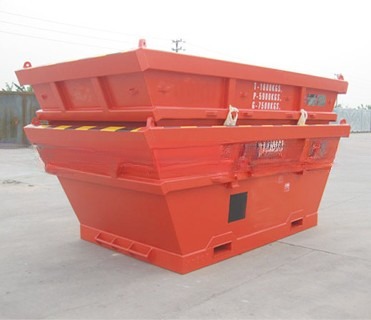 13' CortenA Steel Offshore Drilling Waste Skip Container for DNV2.7-1 Compliant Environmentally Friendly Disposal