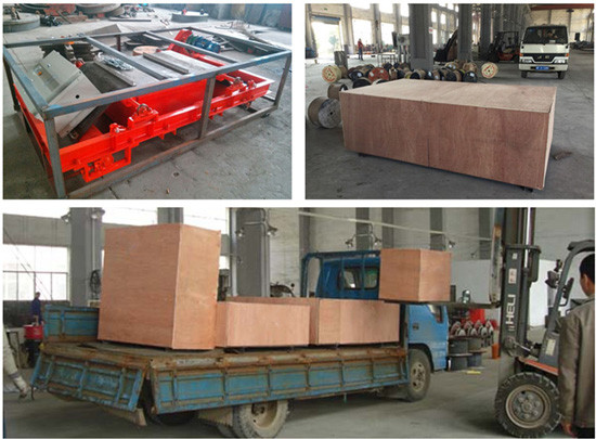 RCDD Overband Magnetic Separator , Magnetic Conveyor Roller Energy Saving