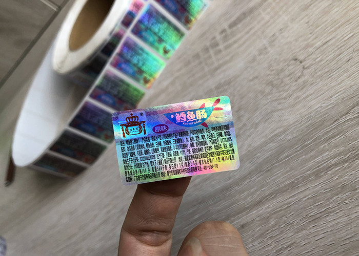 Customized self adhesive PET hologram laser anti counterfeit label