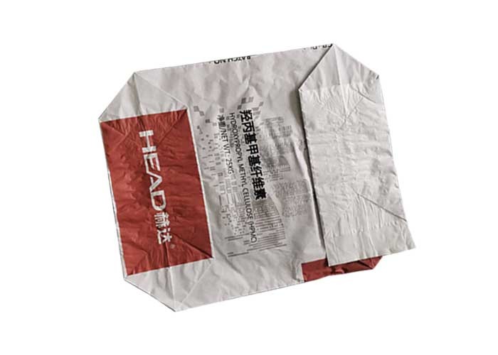 Custom Polypropylene Paper Valve AD STAR Bag 25kg For Tile Adhesive Packaging