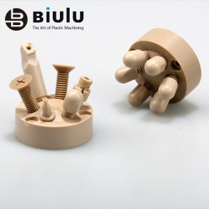 CNC PEEK Plastic Machining High Precision Custom Color Machining Services