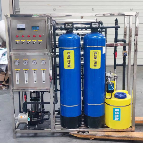 PVC 0.5 tons of double-stage reverse osmosis equipment for Drinking Water Bottling Plant