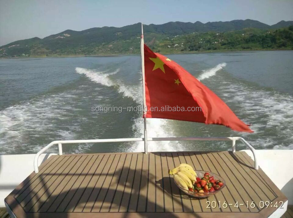 25meters/roll Synthetic Teak Flooring Boat Rubber Deck for Modern Design