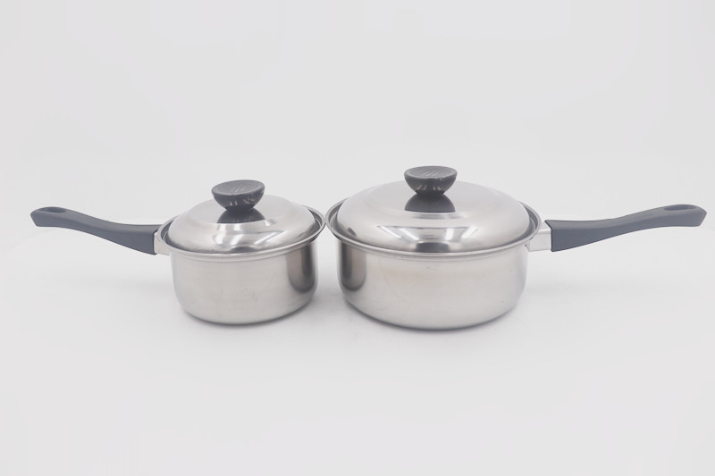 3pcs Cookware Nonstick Cooking Pot Stainless Steel Sauce Pan