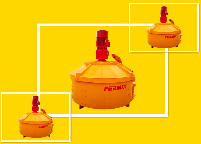Flexible Layout Industrial Cement Mixer 30kw Replacement Mixing Blades Short Mixing Time PMC750