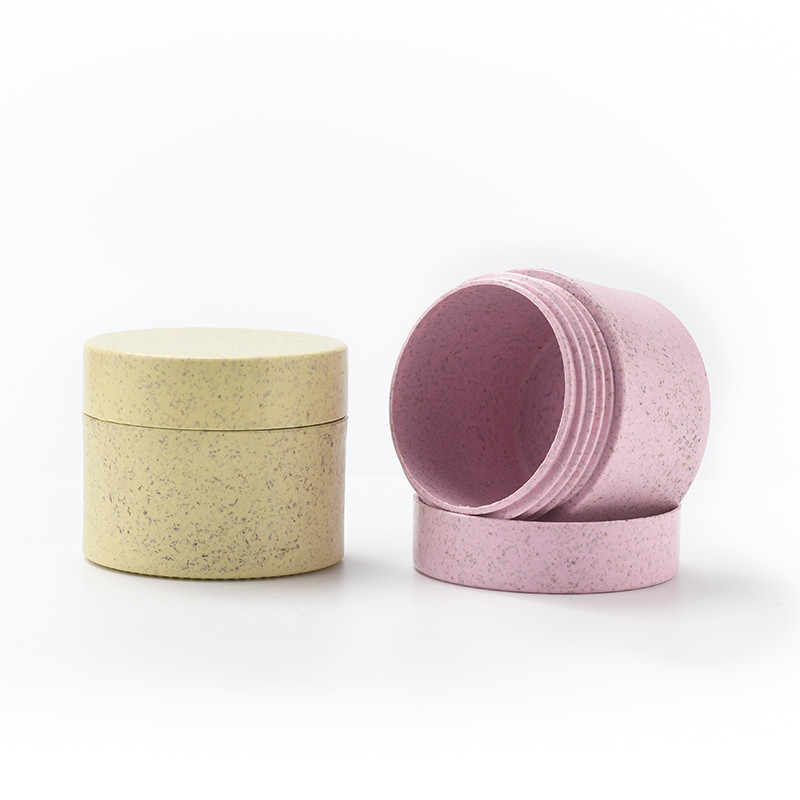 PLA Wheat Biodegradable Cosmetic Jars 8oz Recyclable 3 Layers