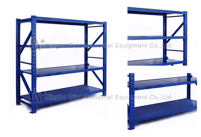 Fire Resistant Warehouse Metal Racks , Storage Shelf Heavy Duty Rack
