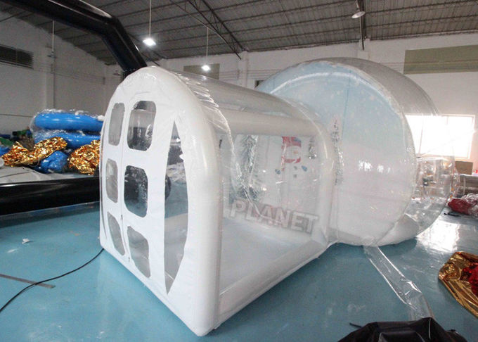 Party Event Inflatable Christmas Snow Globe Bubble Tent House PVC Bounce House Photo Booth