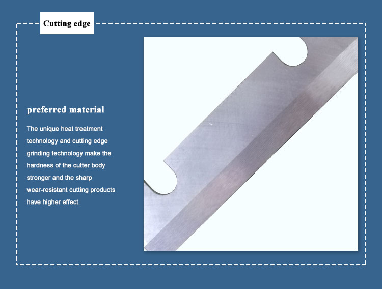 Flat Cutting Edge for PE Adhensive Tape Cut off Knife
