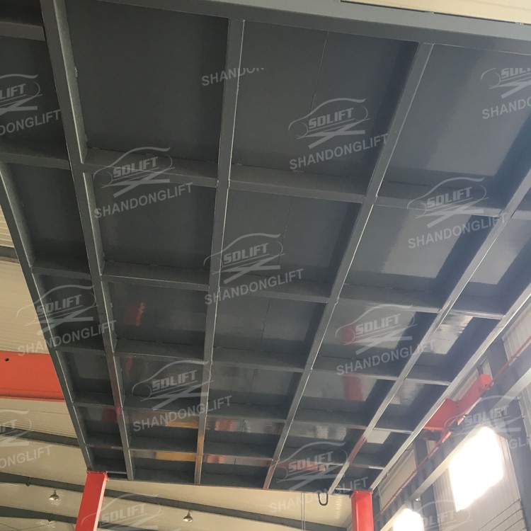 Mechanical Inground Big Heavy Duty Double Scissor Lift Table 2 Car Parking Lift