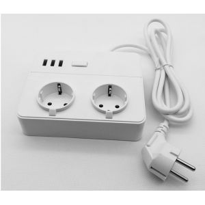With USB expansion socket, customize 4-8 bit socket of plug intelligent socket