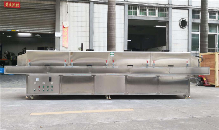 High Temperature UV Tunnel Face Mask Sterilization Machine SUS Discharging Area 500mm
