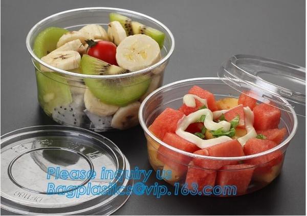 1000ML salad disposable plastic food container soup bowl noodle bowl,Food Grade