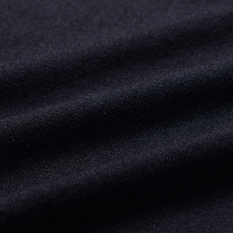 Black Mens Warm Winter Sweaters / Mens Crew Neck Pullover Slim Fit