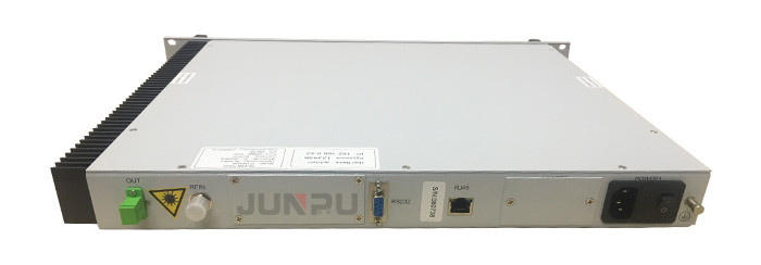 24mw 1310nm Catv Optical Transmitter 45 ~ 862Mhz 1+1 Backup Power Source