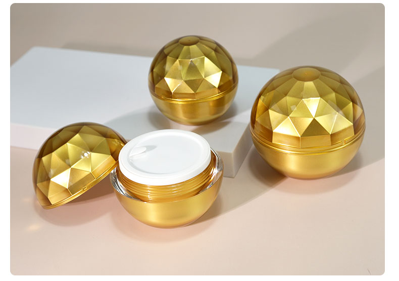 Customized Airless Cream Pump Jar Luxury Cosmetic Packaging Jar 50g