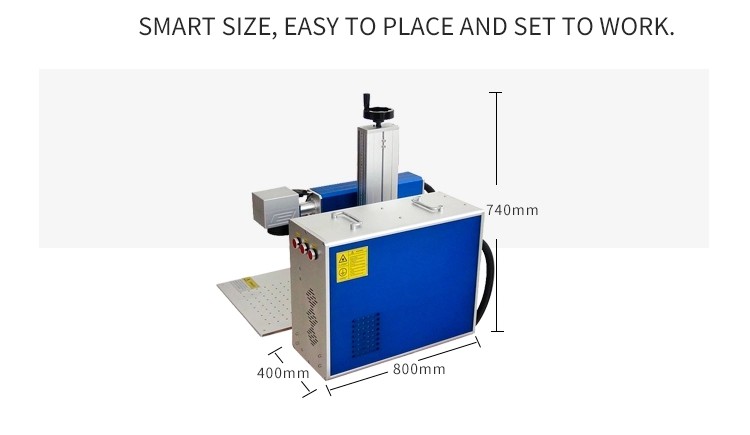 20w 30w 50w Raycus Optical Fiber Laser Marking Machine
