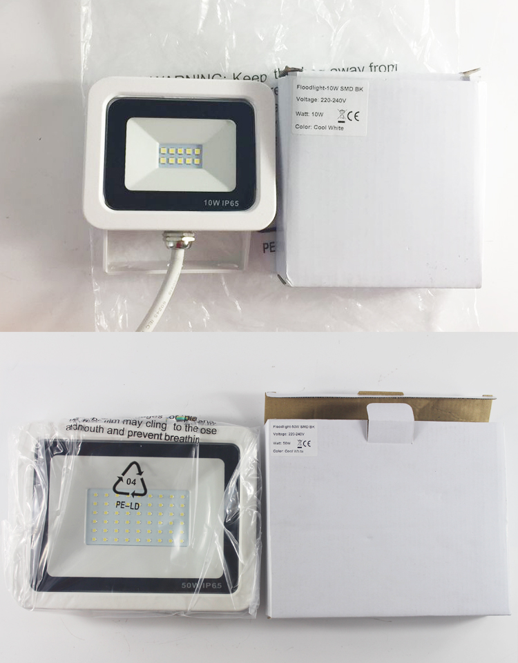 Professional Waterproof LED Flood Lights IP65 10w 30w 100w 200w High Lumen