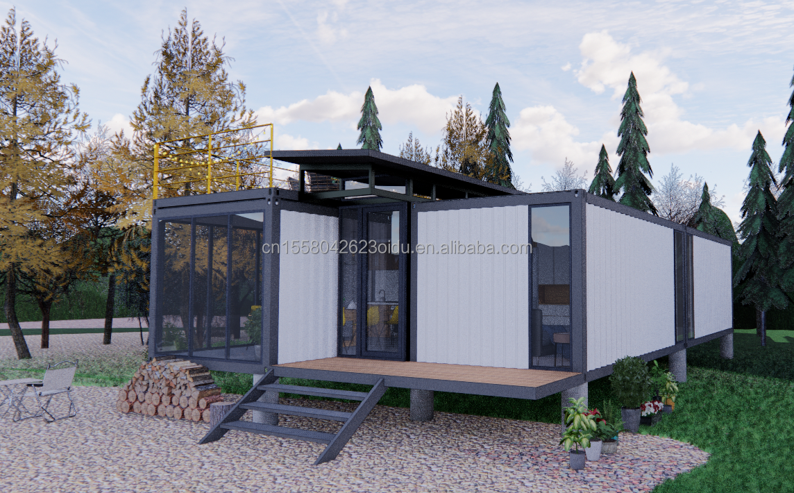 Steel Frame Galvanized Steel Bending 180g 20ft 40ft Farm Home Flat Package Container Bedroom Kitchen Living Room Bathroom