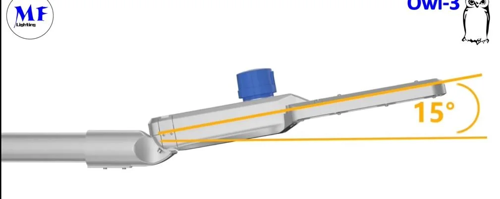 Factory Price CE RoHS 100W 0-10V Dim Die-Casting Aluminum Waterproof IP65 175lm/W LED Flood Street Light with Support Smart Control