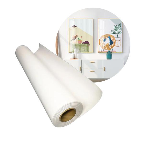 Quality Water Based Polyester Inkjet Glossy Canvas Roll 260gsm for sale