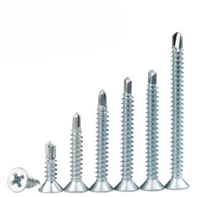 DIN 7504 Cross Recessed Pan Head Drilling Screws With Tapping Screw Thread DIN 7504 N/P/K Series Self Drill Screw