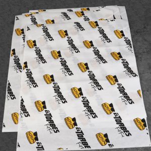Custom Printed Sandwich Burger Burrito Package Greaseproof Wrapping Paper Food