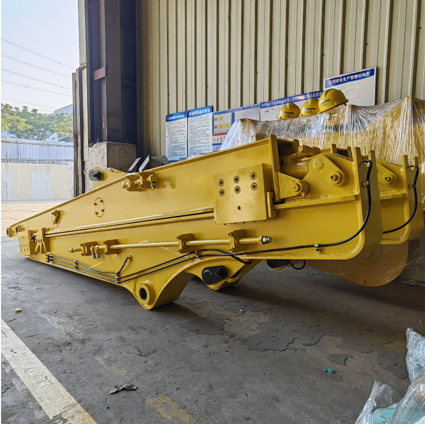 Excavator sliding arm for SH125、SH135 8m are sturdy and durable with greater digging power