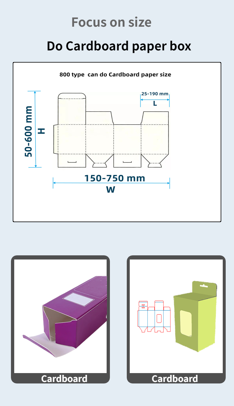 Convenient CQT-800 Aluminum Foil and Tin Foil Packaging Box Folding Gluing Machinery
