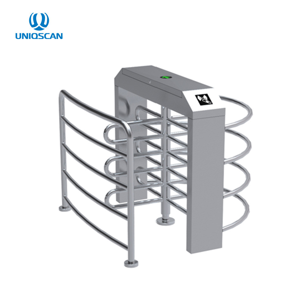  Half Height Security Turnstile Gate Single Lane RFID Card Reader 35 Persons / Min Manufactures