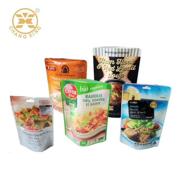 250g 500g Vacuum Packaging Bag 135 Deg Retortable Pouches Food Packaging