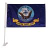 Buy cheap SNAVY Flagolden car flags screen printed high quality from wholesalers