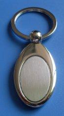 New style Iro / Brass Pad Printing 1.2mm Promotional Metal Keyrings